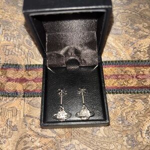 Vivienne Westwood Silver Drop Earrings